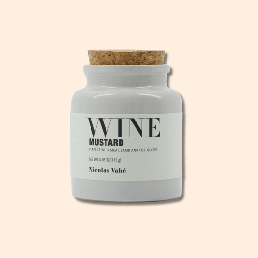 Mustard with red wine
