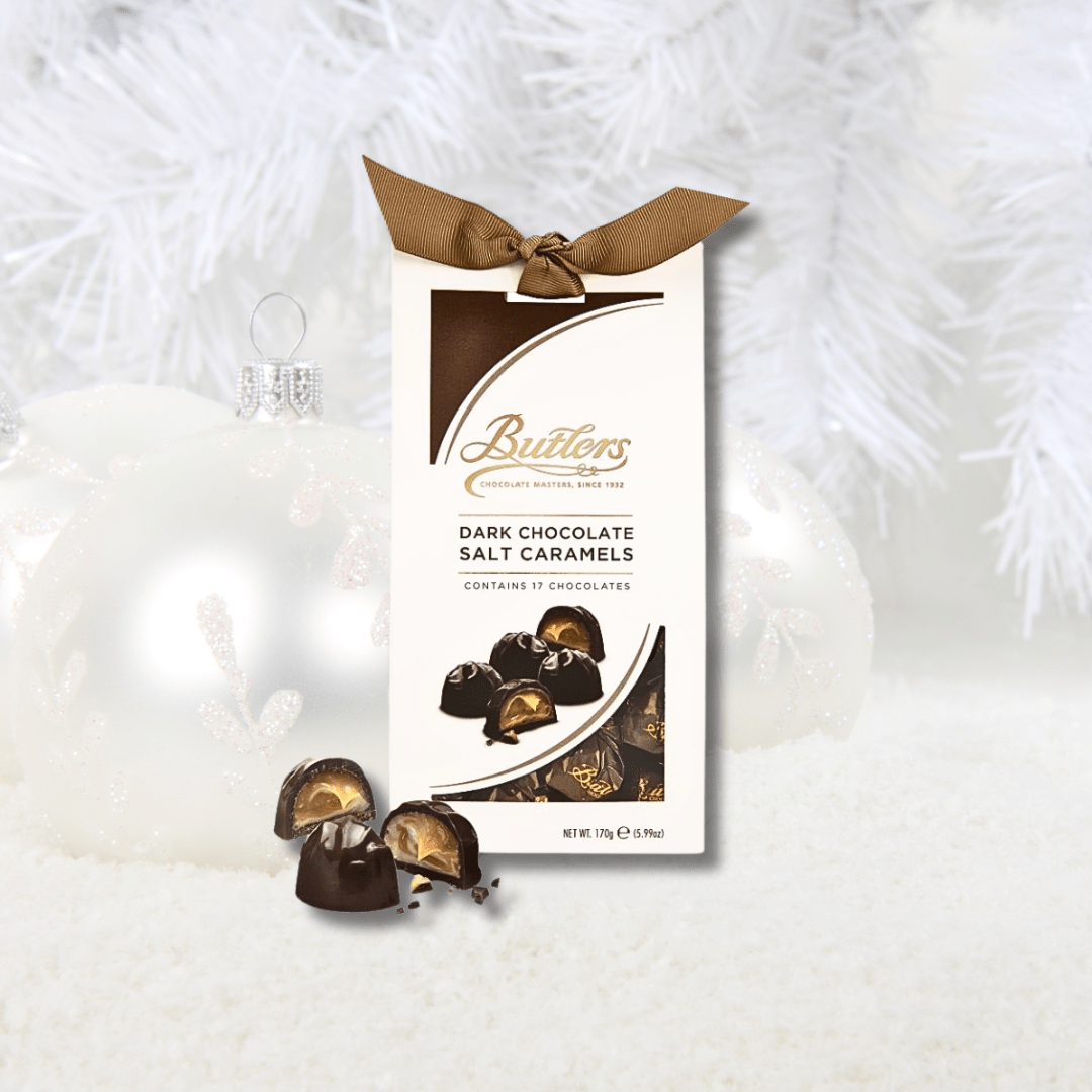 Chocolate truffles with salted caramel