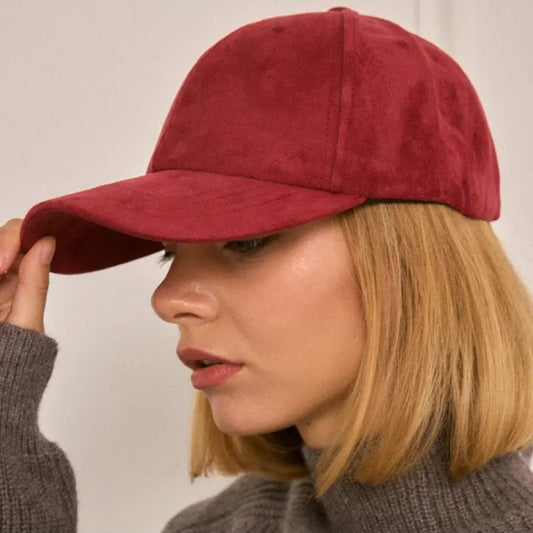 Suede caps - brown