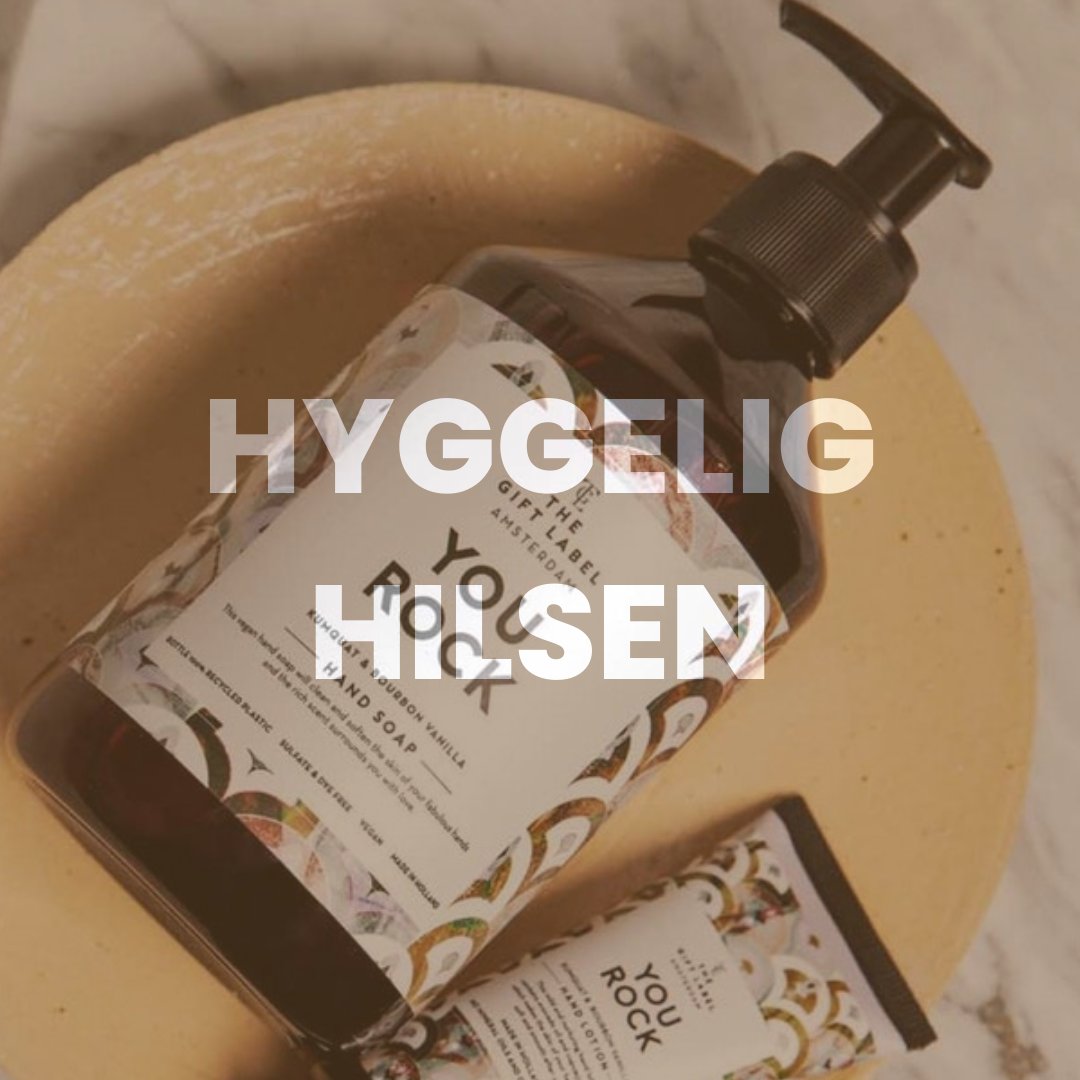 Gaver med en hyggelig hilsen