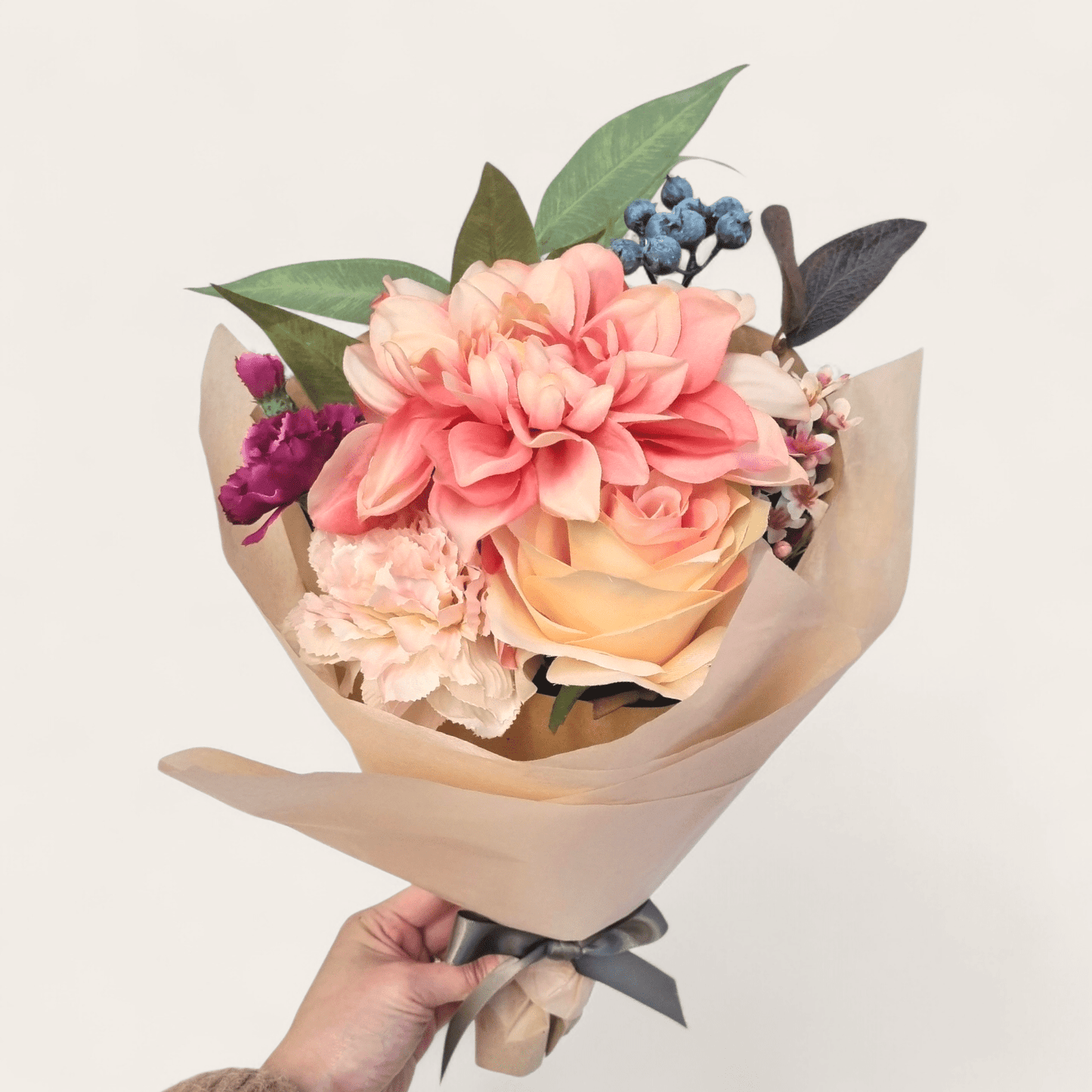 Kunstig blomsterbukett