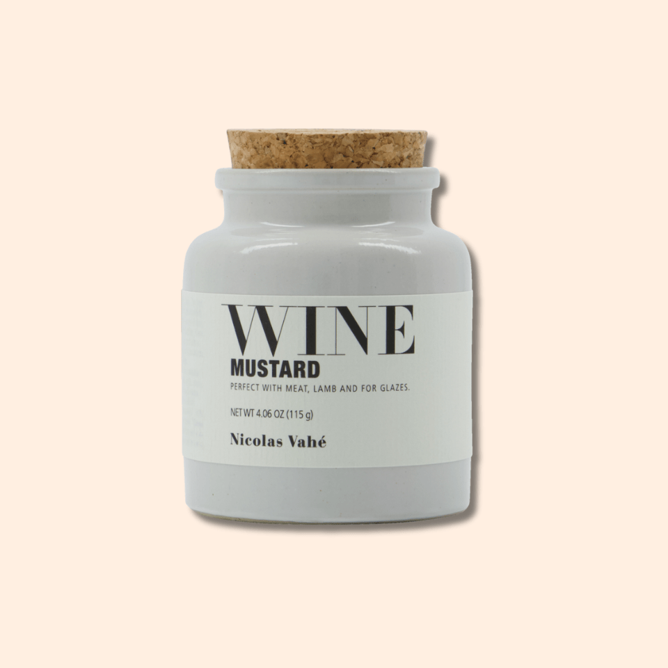 Mustard with red wine