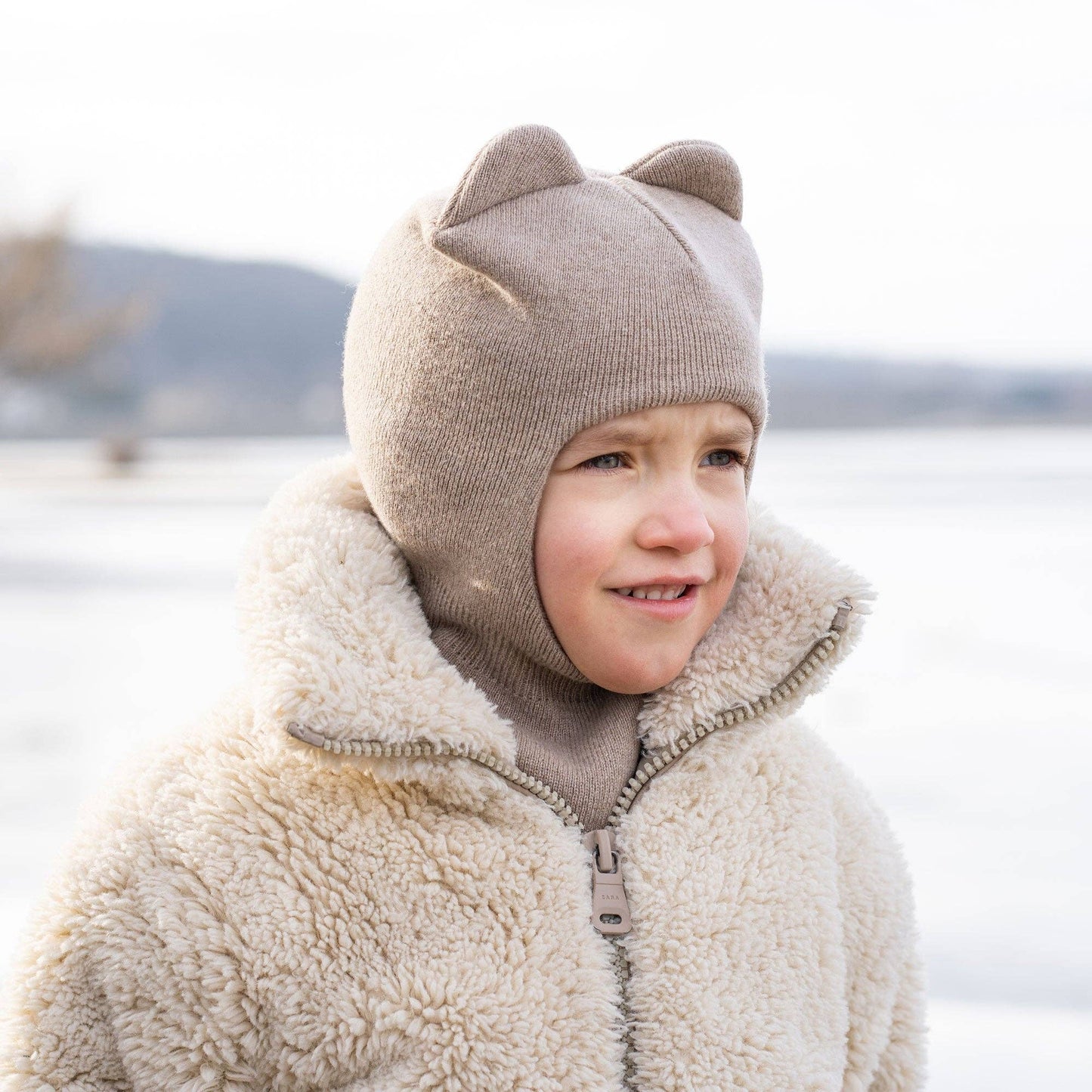 Merino-kit til børn-beige
