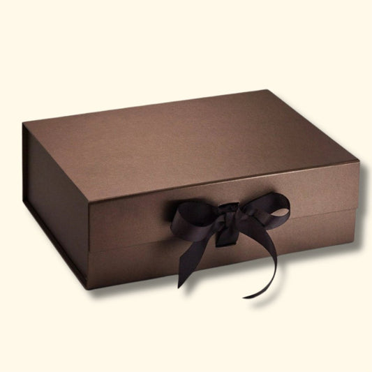 Magnetic gift box with ribbon (More colors)