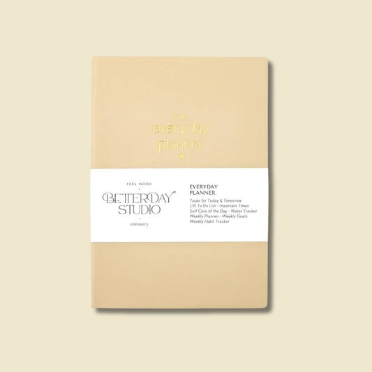 Dagbok for produktivitet - beige