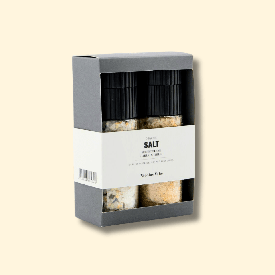 Gourmet salt med keramisk slibemaskine