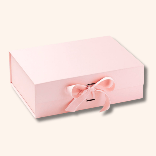 Magnetic gift box with ribbon (More colors)