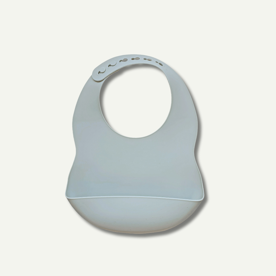 Silicone bib - Light grey