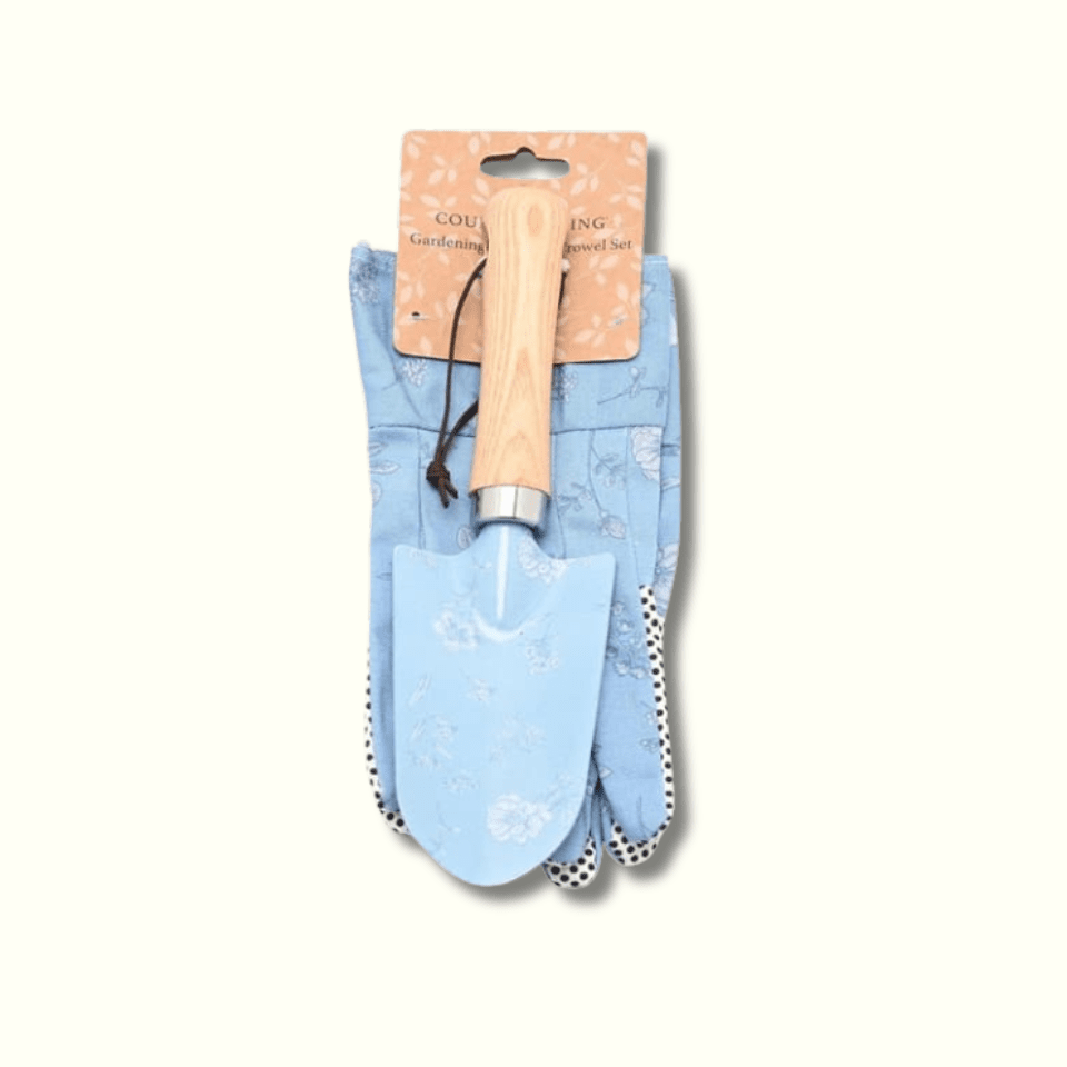 Gloves and spade set