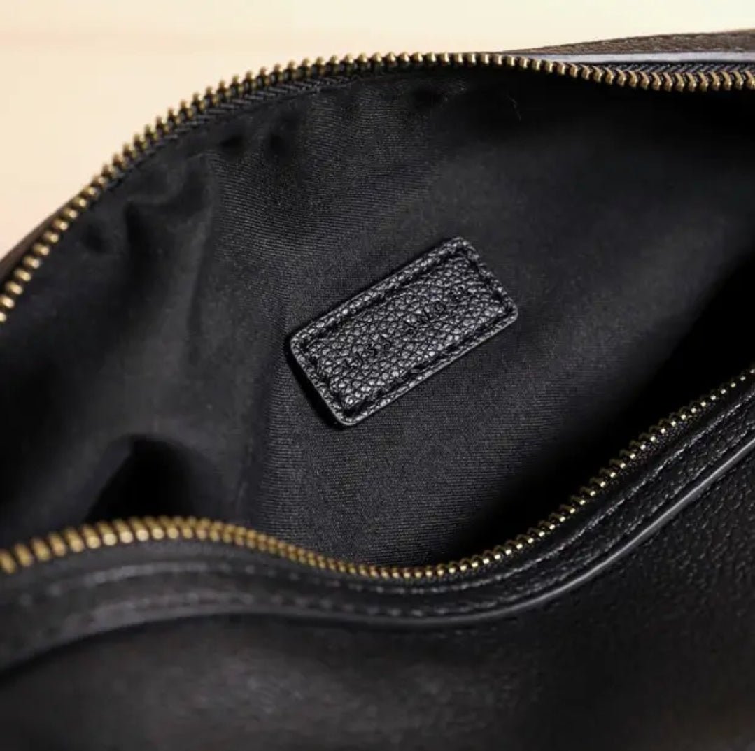 Imitation leather toiletry bag