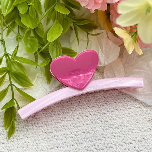 Hair clip - heart