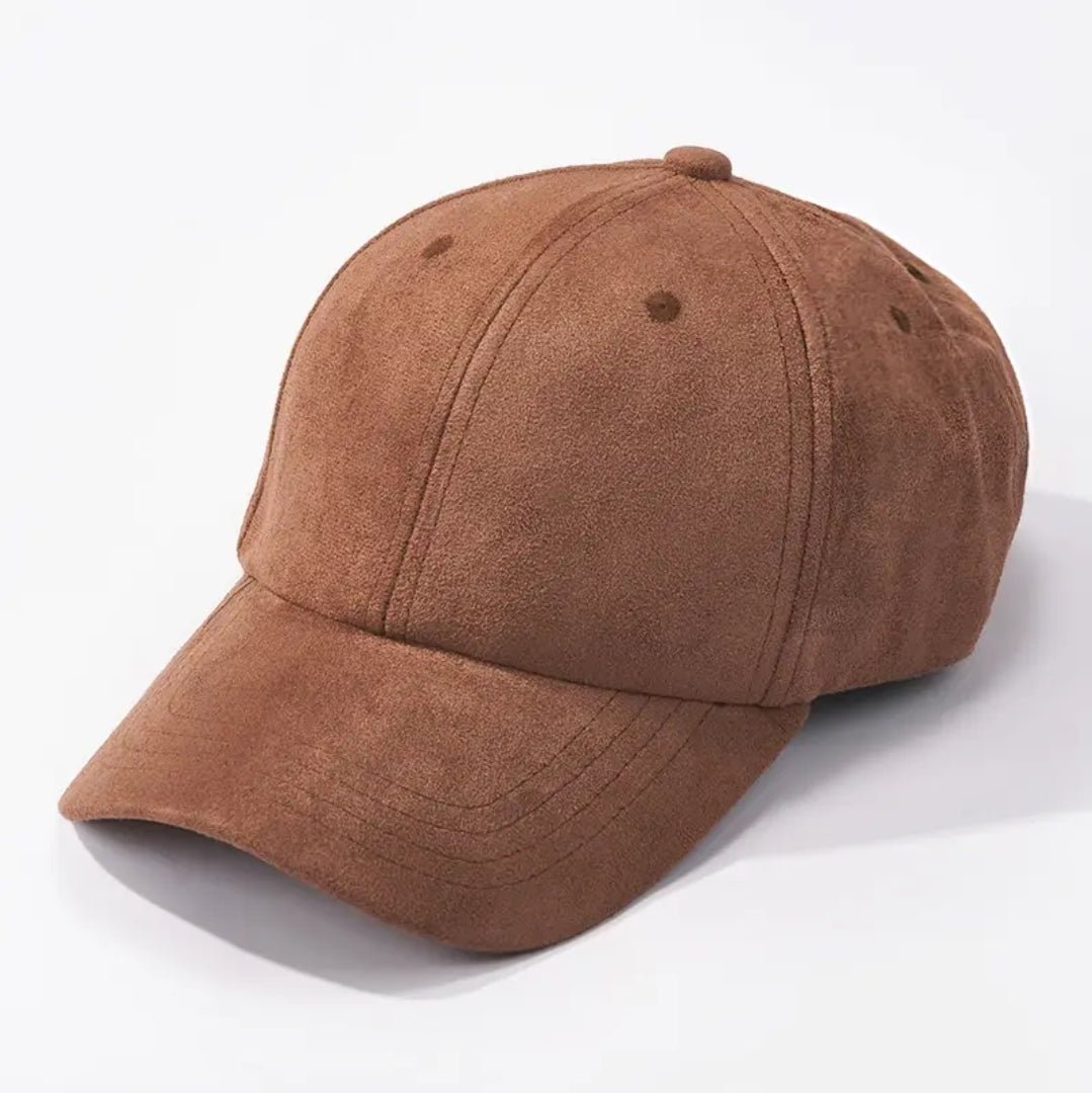 Suede caps - brun