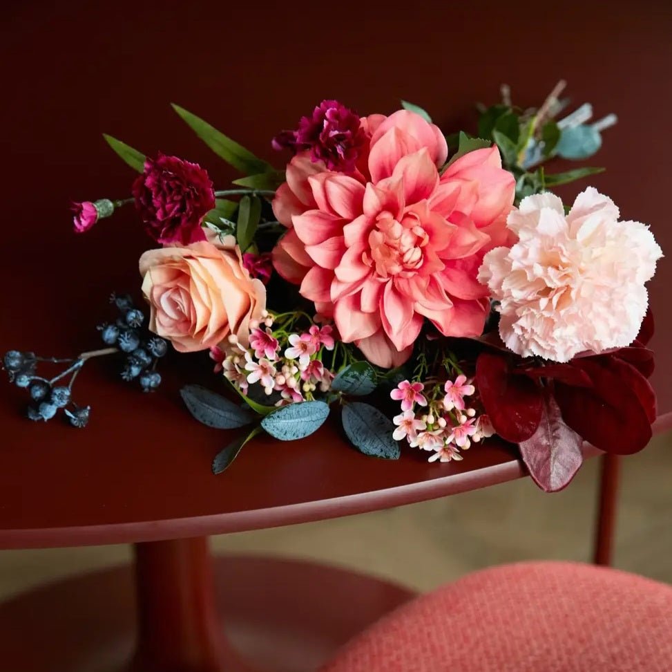 Kunstig blomsterbukett
