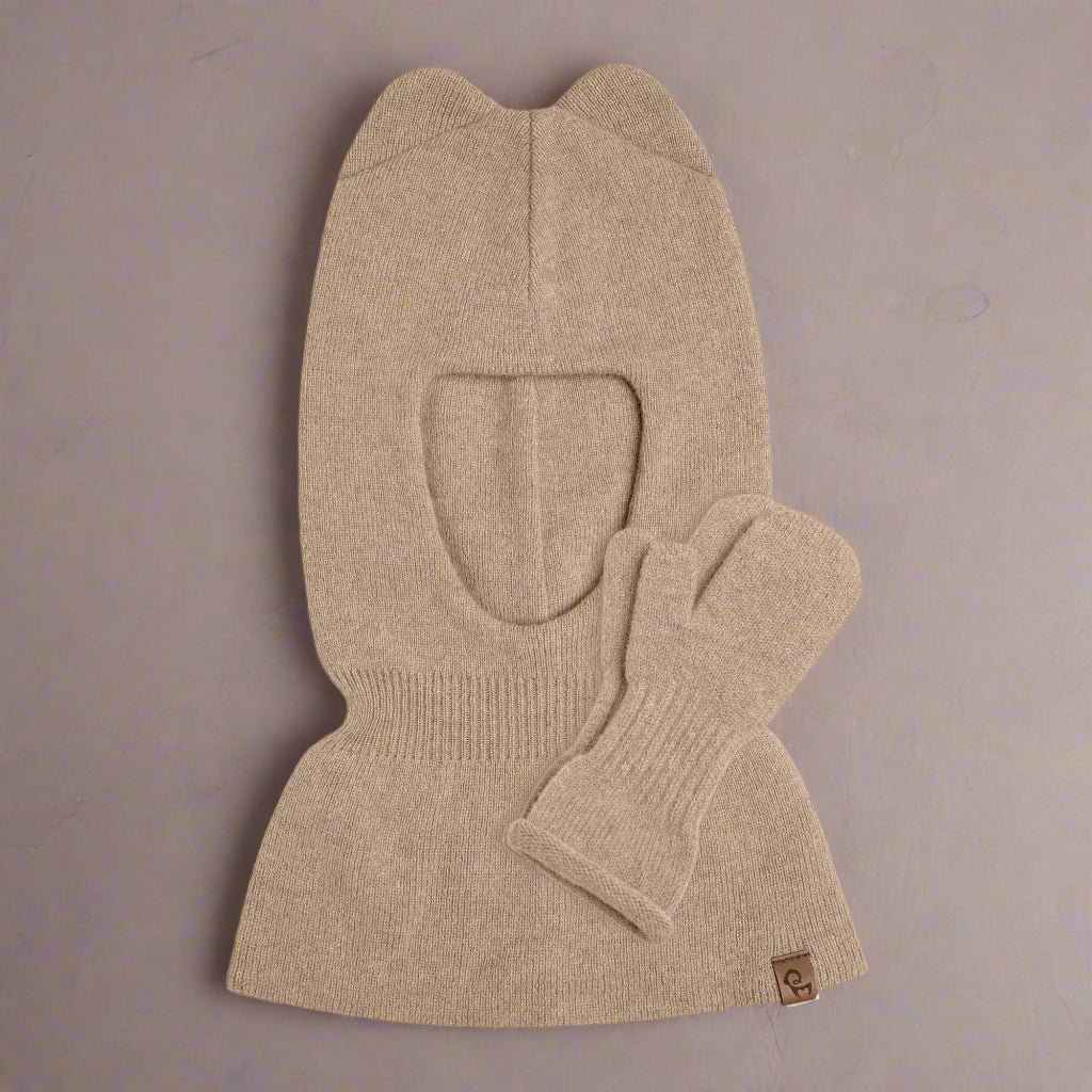 Merino-kit til børn-beige