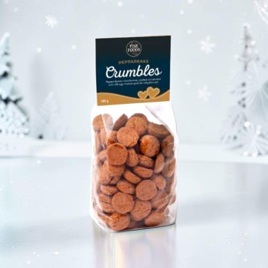 Gingerbread cookies with sea salt